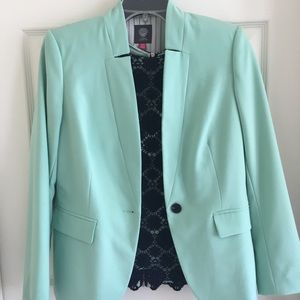Vince Camuto “mint green” blazer.  10P